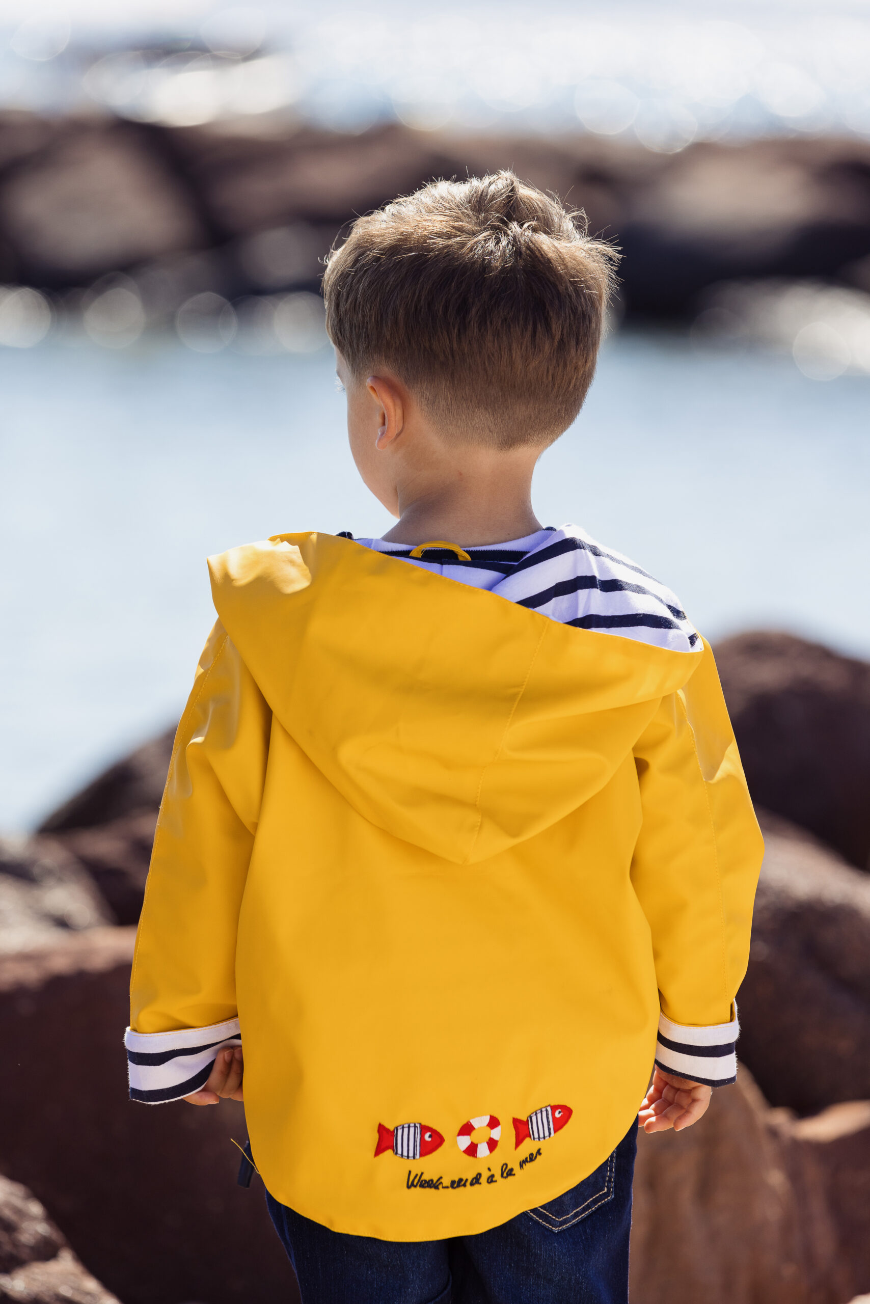 Ciré Jaune Breton • Doublé coton • Du 12 mois au 8 ans • L’emblématique… – Image 6