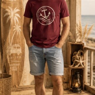 T.shirt HOMME •REGULAR • ®Frères de la Côte • BY MARINE• 100% coton du M au 3 XL