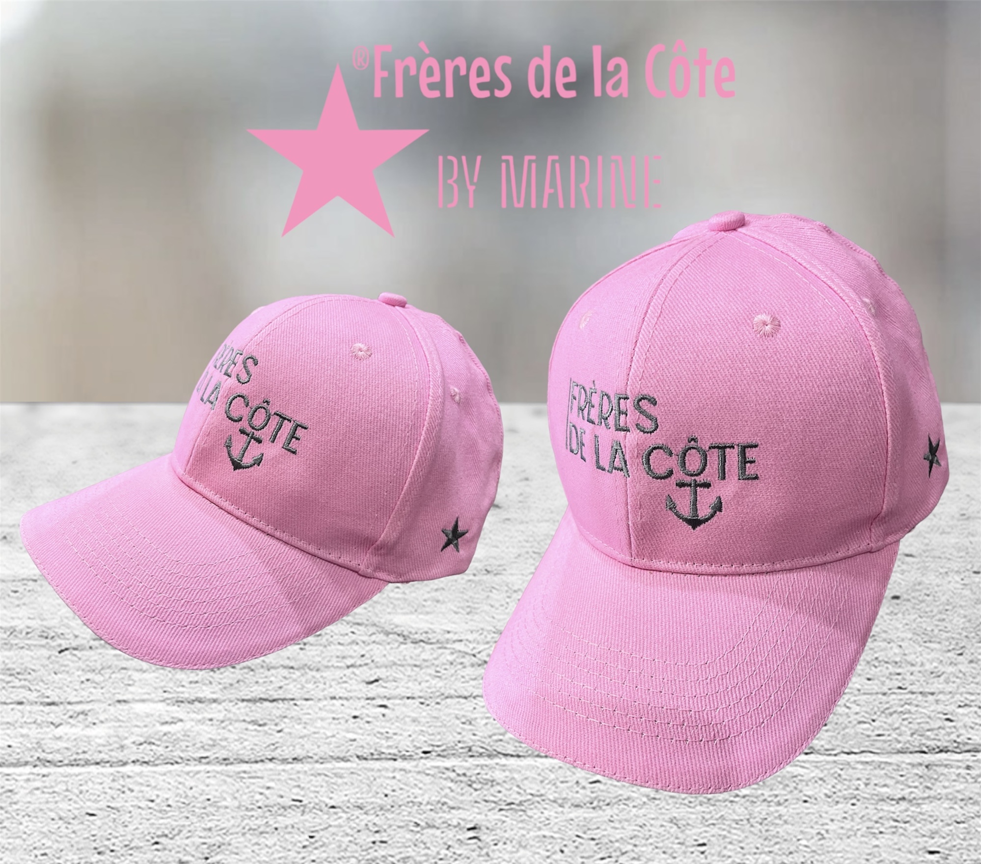 Casquette ®Frères de la Côte ⭑ by Marine • 100% coton Taille unique – Image 4