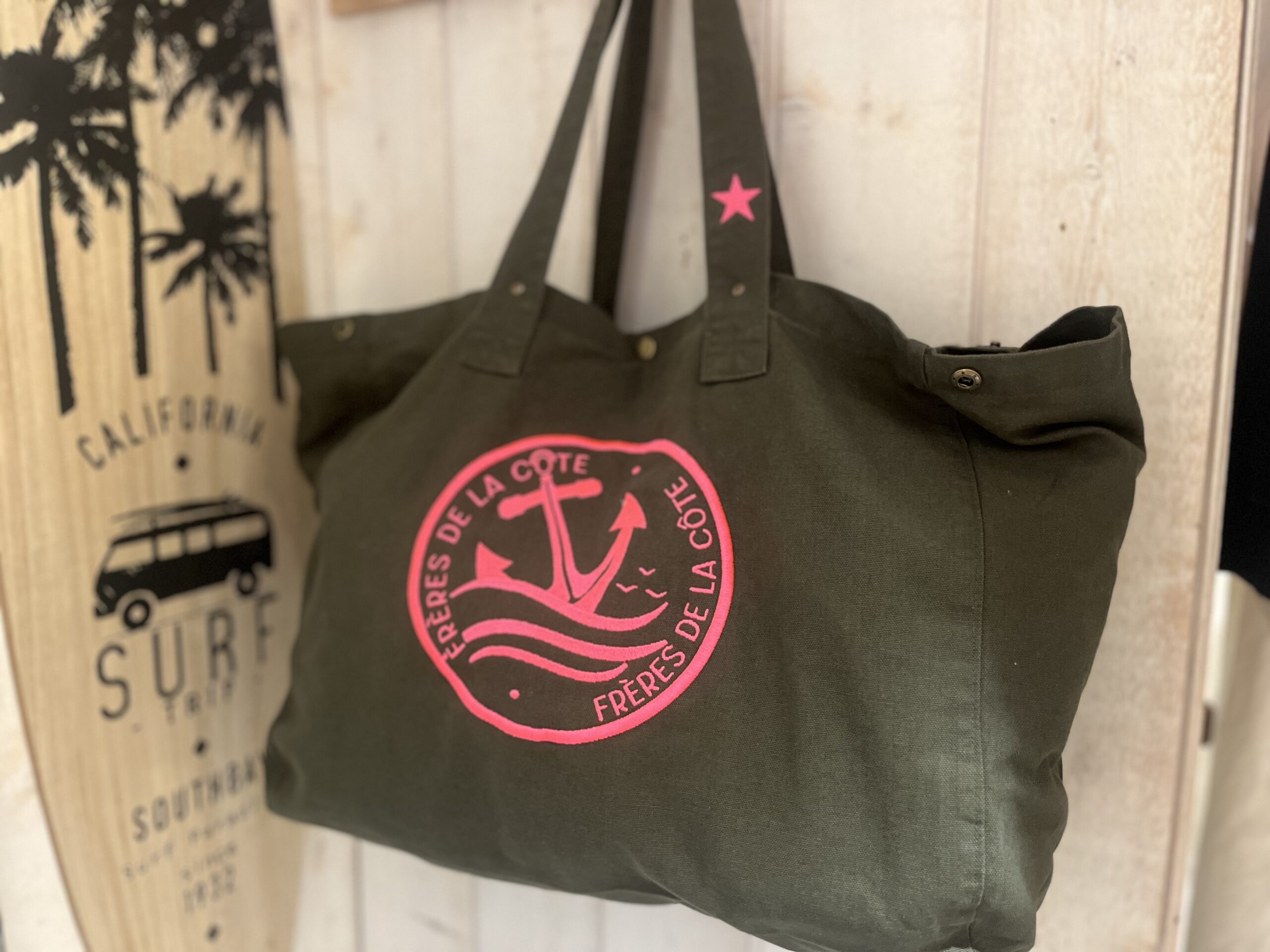 Sac Shopping ®Frères de la Côte ⭑BY MARINE • coton coloré • VEGAN – Image 10
