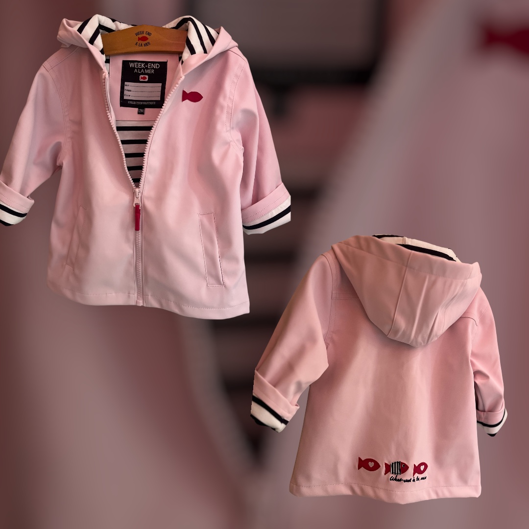 Ciré Breton • Rose Pâle • Doublé coton • Du 12 mois au 8 ans – Image 5