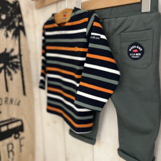 Pantalon Confort • 100% coton • Kaki • du 6 mois au 8 ans • Week-end à la mer