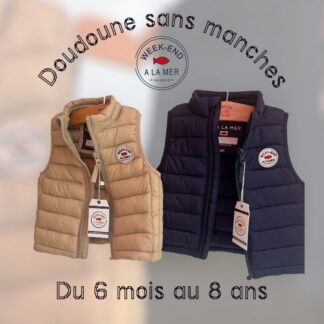 Doudoune • Sans Manches • New Co ! Week end à la mer • du 6 mois au 8 ans