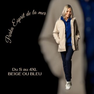 Parka • Esprit de la mer • Doublée polaire • Du S au 4XL • 2 Coloris