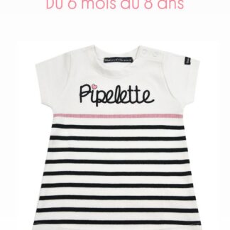 Robe Pipelette • 100% coton • Du 6 mois au 8 ans • Week-end à la mer