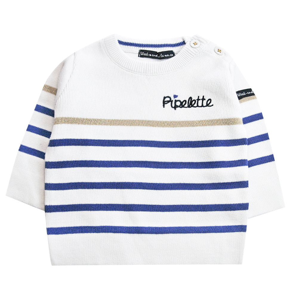 Pull Pipelette • Du 6 mois au 8 ans • 100% coton Week-end à la mer