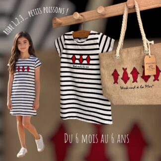Robe 1.2.3… p’tits poissons rouges ! • du 6 mois au 6 ans