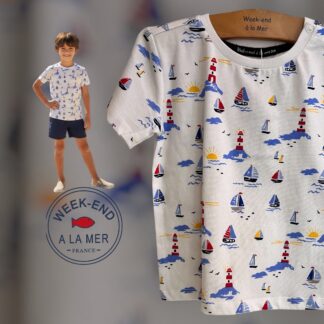 T.shirt Côte Ouest • 100% coton du 6 mois au 36 mois