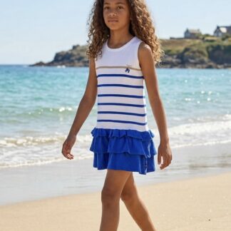 Robe Aimée sans manches • rayée du 6 mois au 8 ans • Week end à la mer