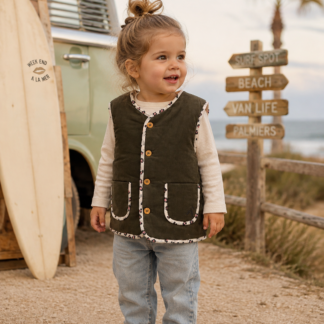 Gilet Moumoute • Réversible• du 12 mois au 8 ans •Week-end à la mer