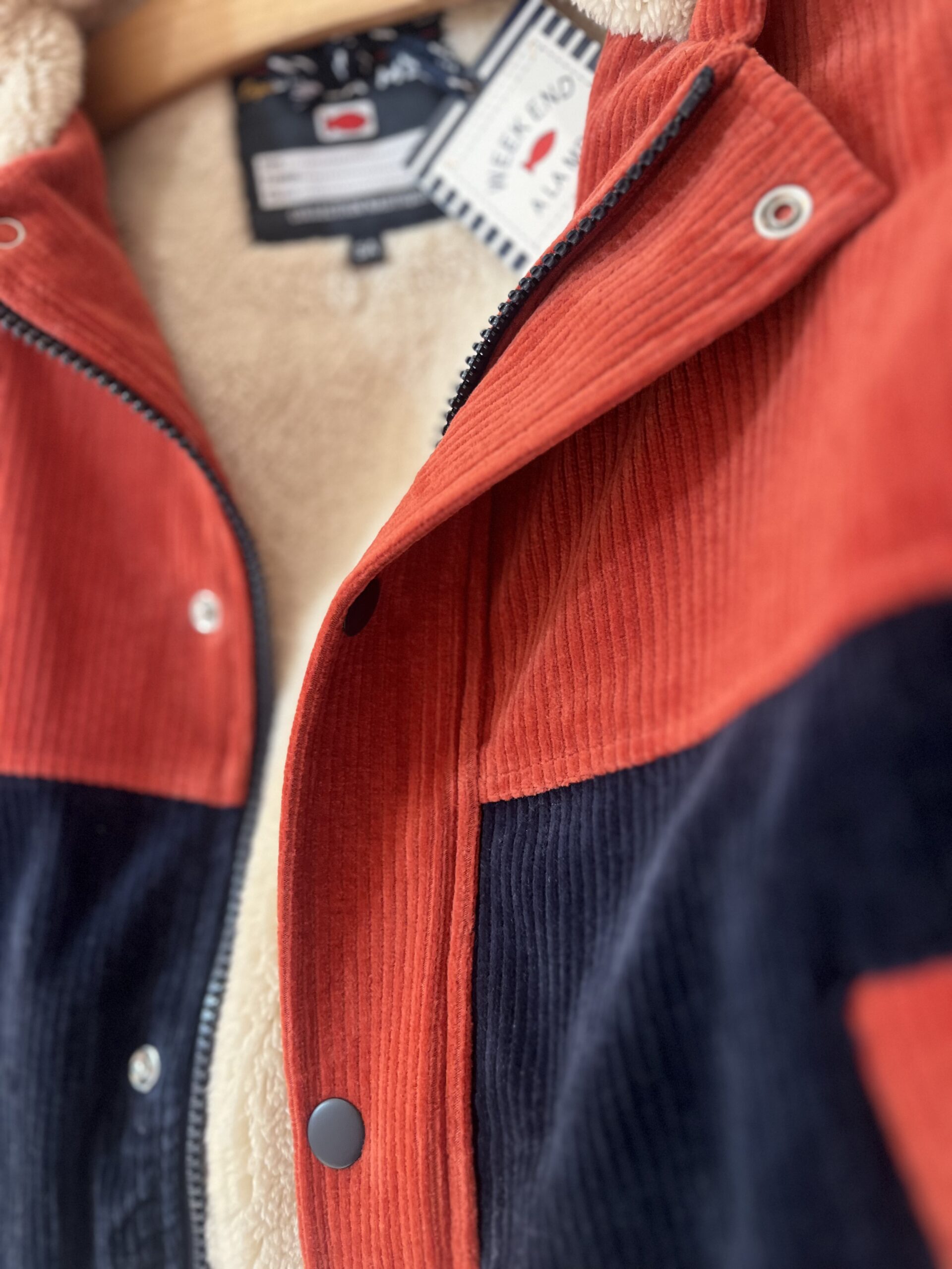 Veste en velours côtelé doublée Polaire • Week-end à la mer •du 12 mois au 8 ans bicolore – Image 11