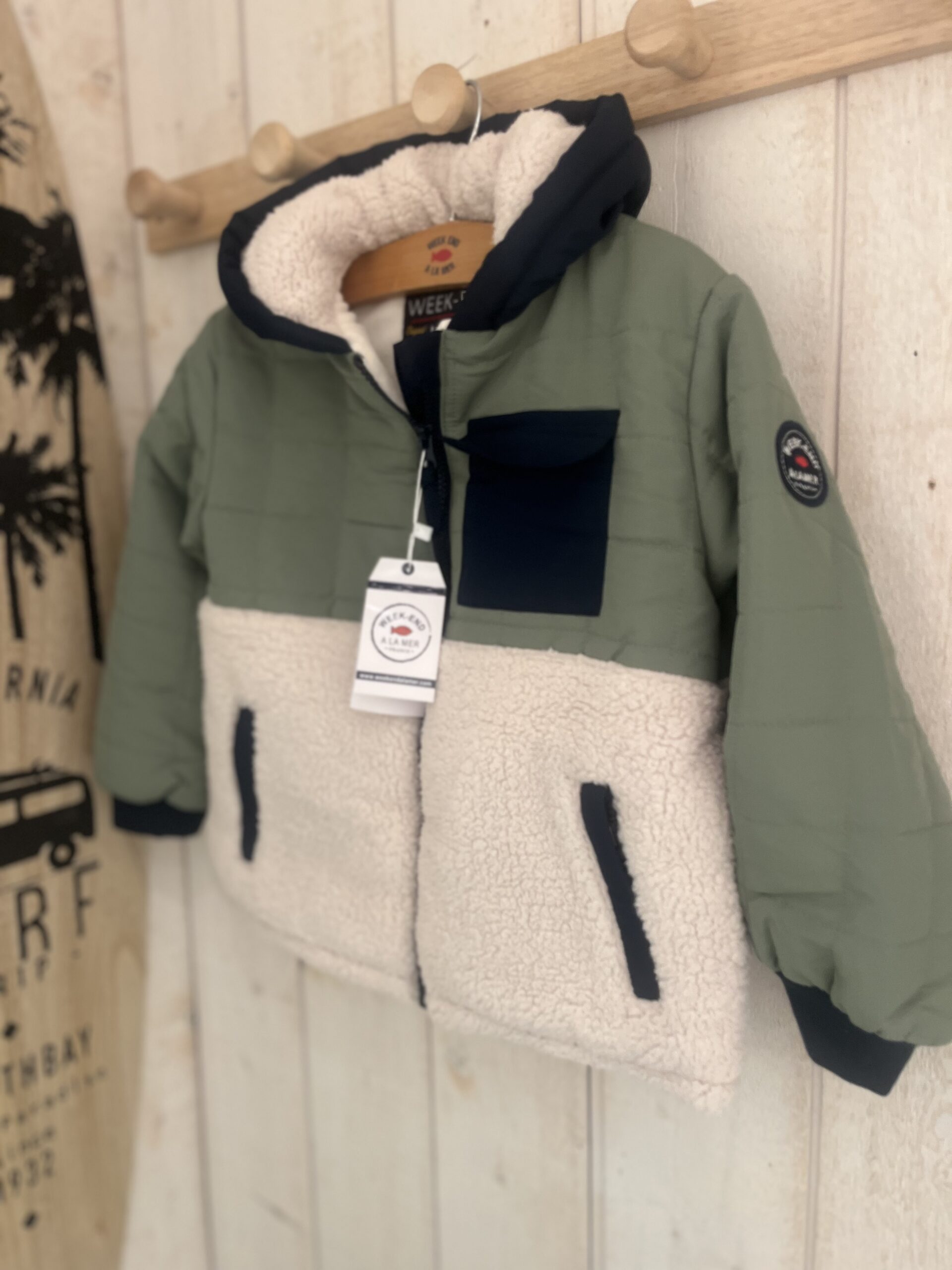 Veste bicolore polaire • Signée Week-end à la mer • Du 3 au 8 ans – Image 8