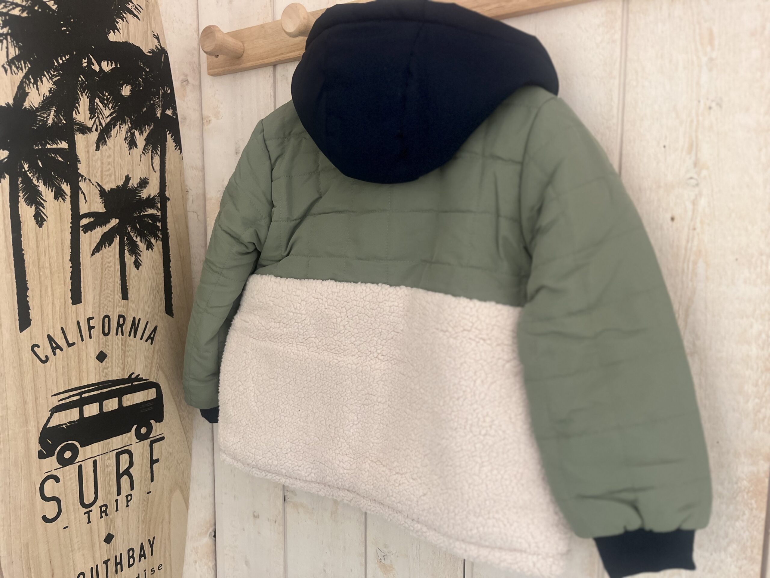 Veste bicolore polaire • Signée Week-end à la mer • Du 3 au 8 ans – Image 3