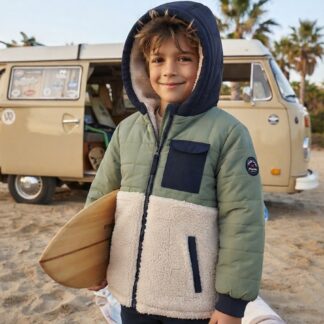 Veste bicolore polaire • Signée Week-end à la mer • Du 3 au 8 ans