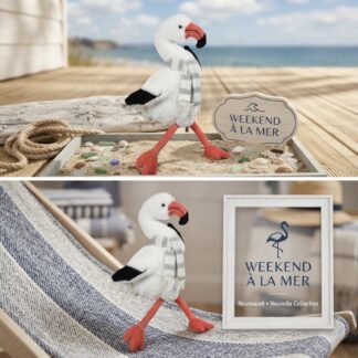 Doudou FLAMANT • Week-end à la mer • Idée cadeau !